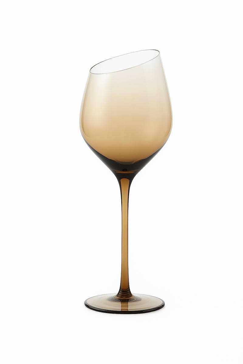 Verres champagne biseautés style nordique cristal élégant