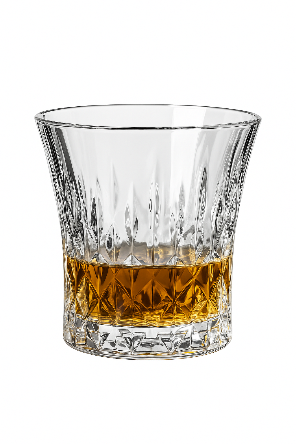 Verres cristal ciselé pour whisky bière vin élégants - vue 2 sur 2