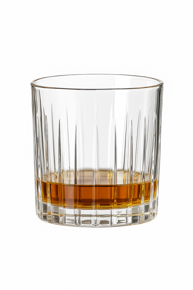 Verres cristal design relief pour whisky biere vin