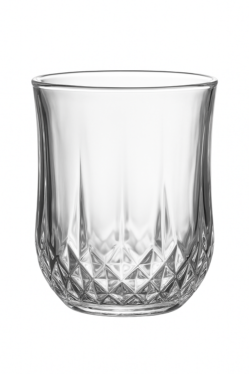 Verres élégants motif diamant pour vin café thé