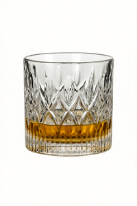 Verres en cristal texturé pour whisky vin bière