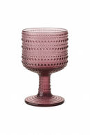 Verres rétro relief pied pour vin cocktail fête