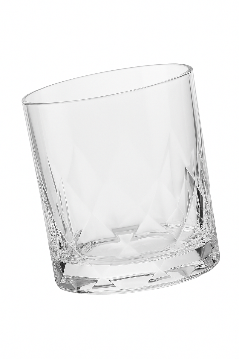 Verres whisky old fashioned motif gravé élégant cocktail