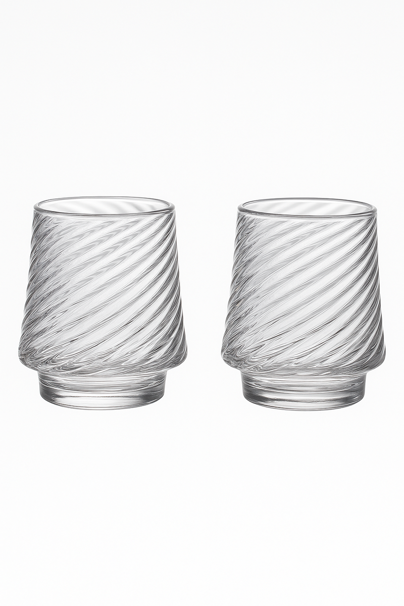 Verres whisky relief luxe style classique lot 2
