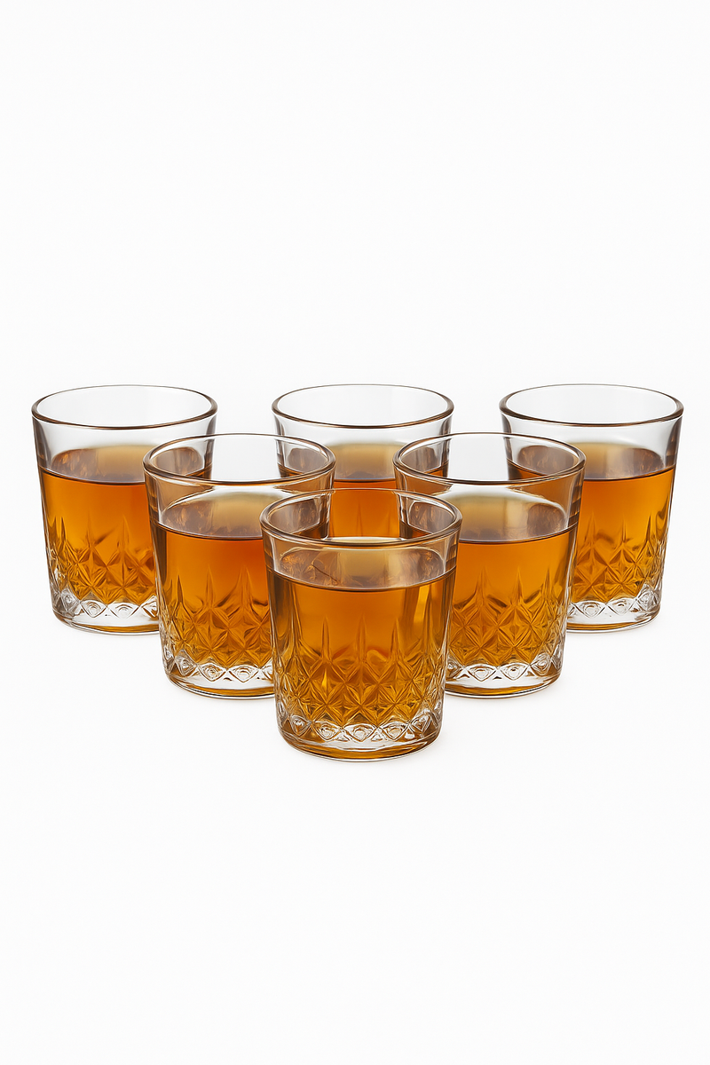 Verres whisky sculptes design luxe transparents 50ml 100ml