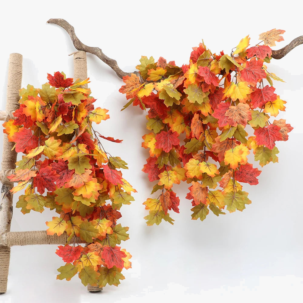 vignes artificielles en érable pour décoration automnale et Halloween