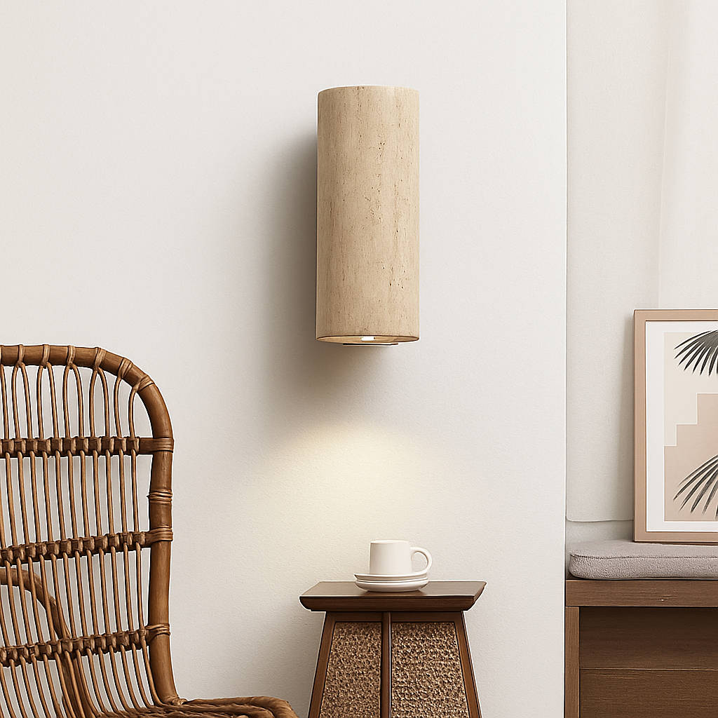 Wabi Sabi – applique murale Led en marbre jaune - vue 6 sur 12