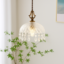 YEBMLP Suspension en verre rétro français d'intérieur à LED