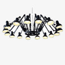 Lustre design LED en métal style industriel Spider
