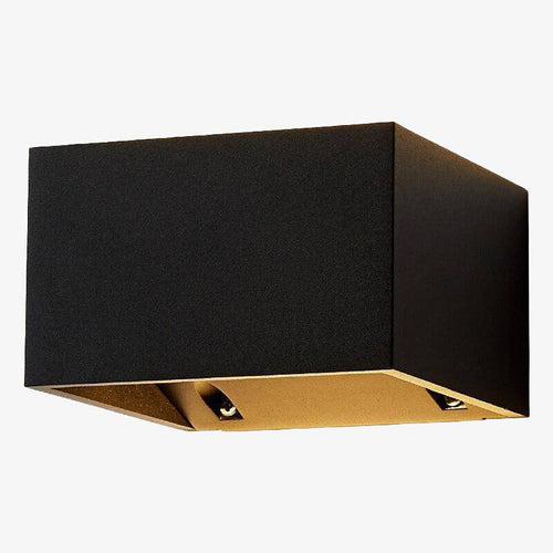 Applique murale design à LED avec abat-jour carré en métal Balcony