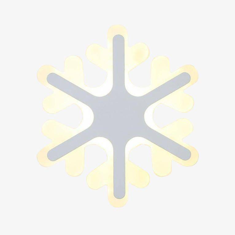 Applique murale LED flocon de neige