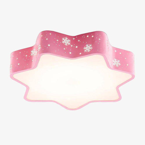 Plafonnier enfant LED en forme de grande étoile