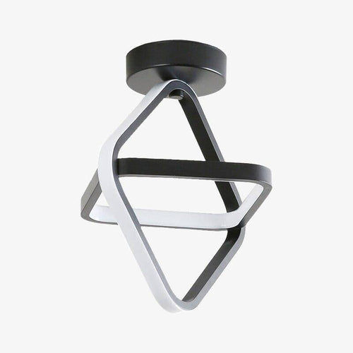 Plafonnier design à LED avec anneau en métal Balcony