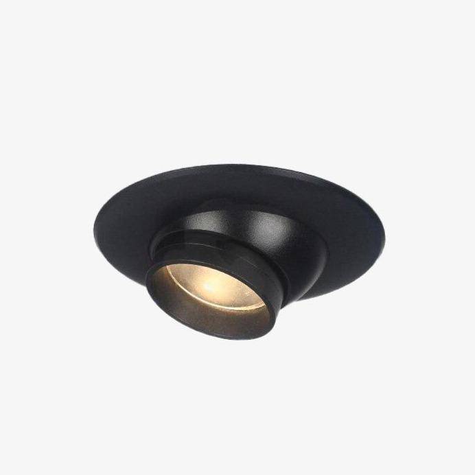Spot moderne à LED semi-encastré noir Light Zoom
