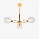 Lustre design à LED avec boules en verre Modern