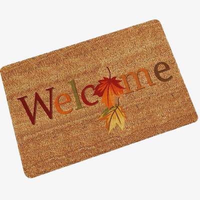 Paillasson rectangle "Welcome" automne - vue 2 sur 2