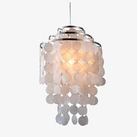 Suspension design à LED avec maille en verre Loft