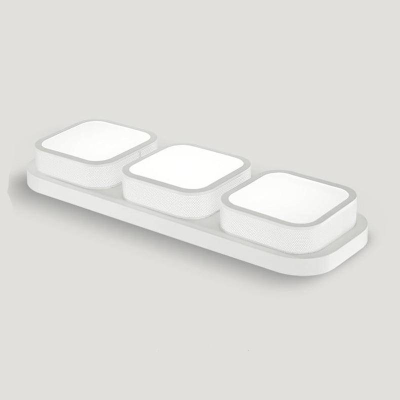 Plafonnier LED moderne avec carrés lumineux Corridor
