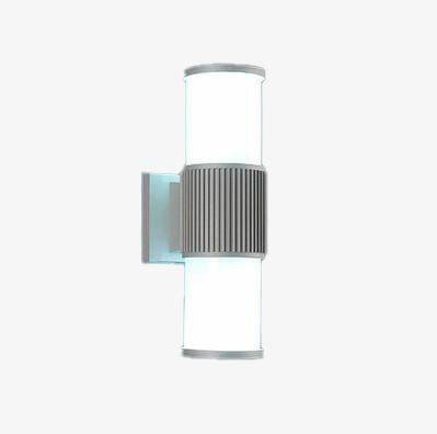 Applique extérieur LED cylindrique en aluminium