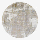 Tapis moderne rond style industriel Floor A