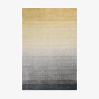 Tapis rectangle moderne coloré style Randerup jaune