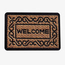 Paillasson rectangle "Welcome" aux bordures arrondies