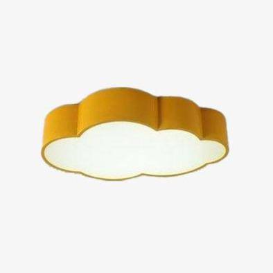 Plafonnier enfant en forme de nuages de différentes tailles (plusieurs couleurs)