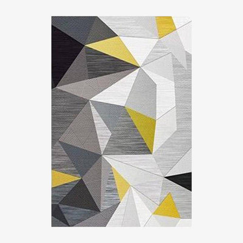 Tapis rectangle moderne style géométrique Wilson B