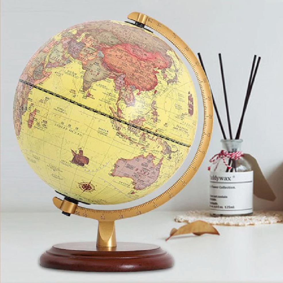 Lampe de chevet LED en globe terrestre - vue 3 sur 4