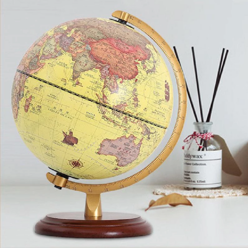 Lampe de chevet LED en globe terrestre