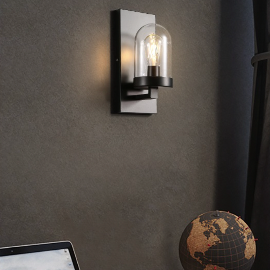 Applique murale en verre arrondi American Loft - vue 4 sur 6