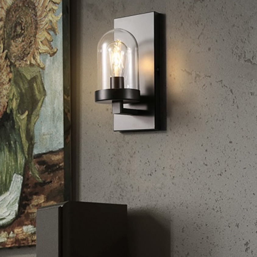 Applique murale en verre arrondi American Loft - vue 6 sur 6