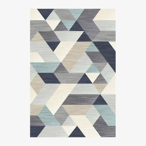 Tapis rectangle moderne style géométrique Wilson E