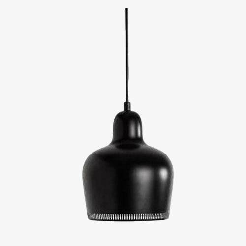 Suspension design LED avec abat-jour arrondi en métal Luxury Alto