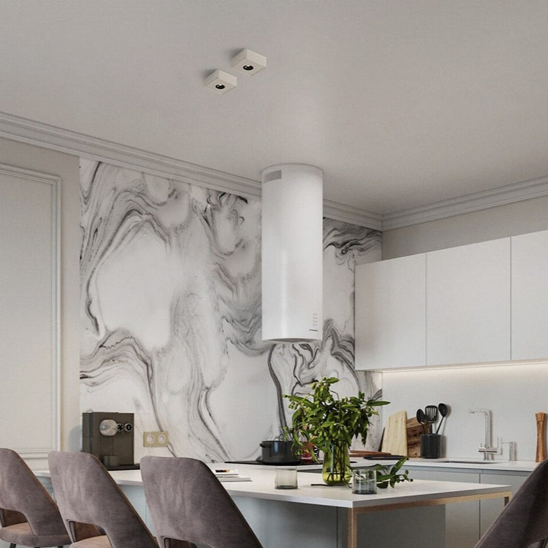 Spot design LED de forme carré Aubenas