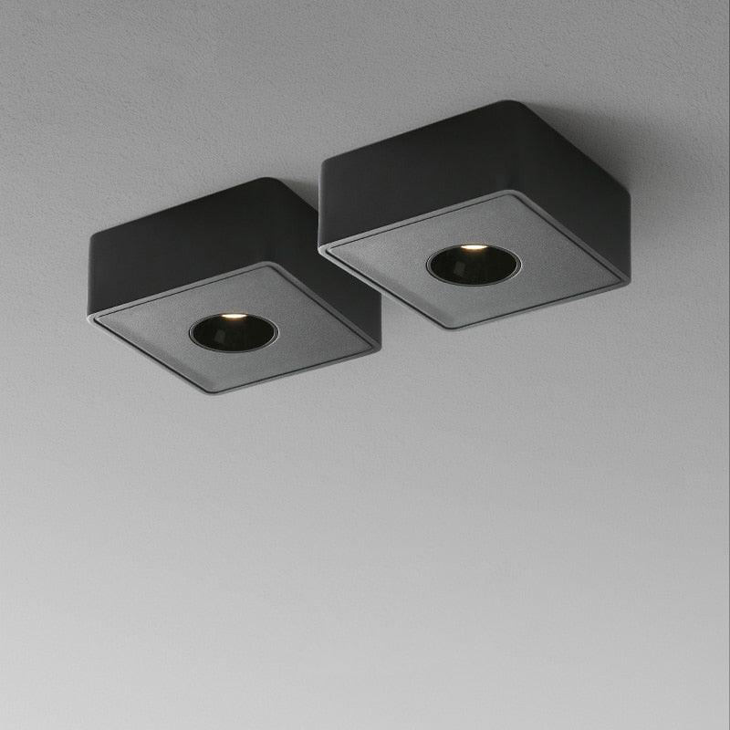 Spot design LED de forme carré Aubenas - vue 2 sur 10