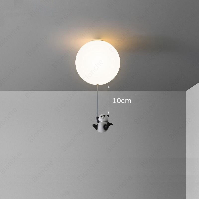 Plafonnier pour enfant LED avec ballon et panda Otto - vue 11 sur 13