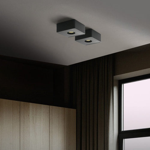 Spot design LED de forme carré Aubenas