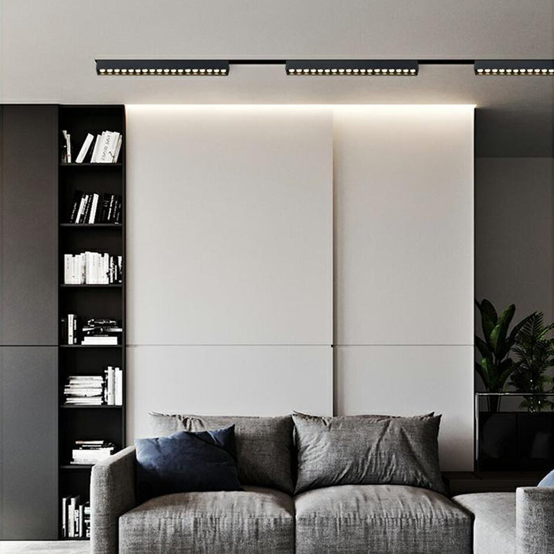 Plafonnier moderne rectangulaire LED incluse Solar