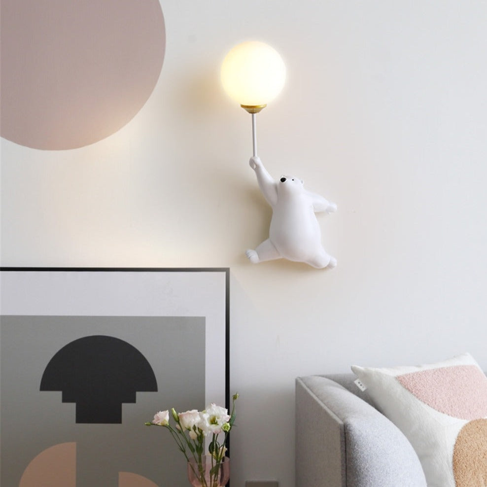 Applique murale pour enfant avec ours polaire Maverick - vue 7 sur 8