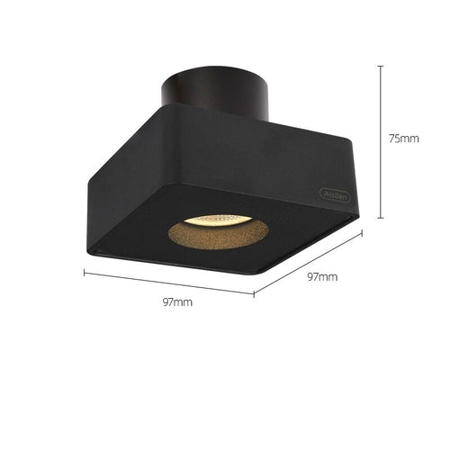 Spot design LED de forme carré Aubenas
