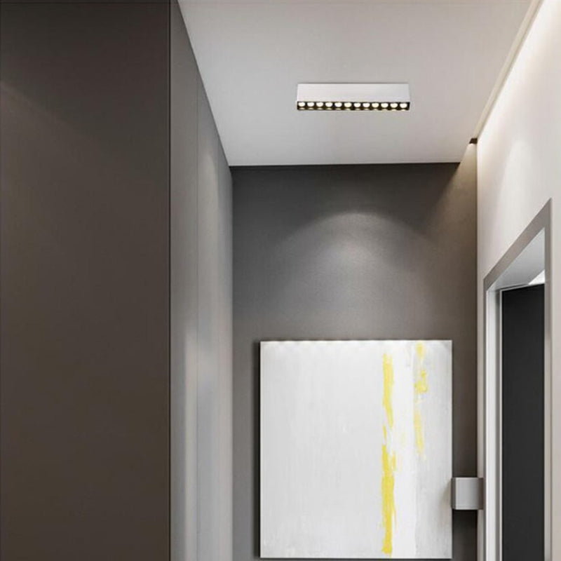 Plafonnier moderne rectangulaire LED incluse Solar