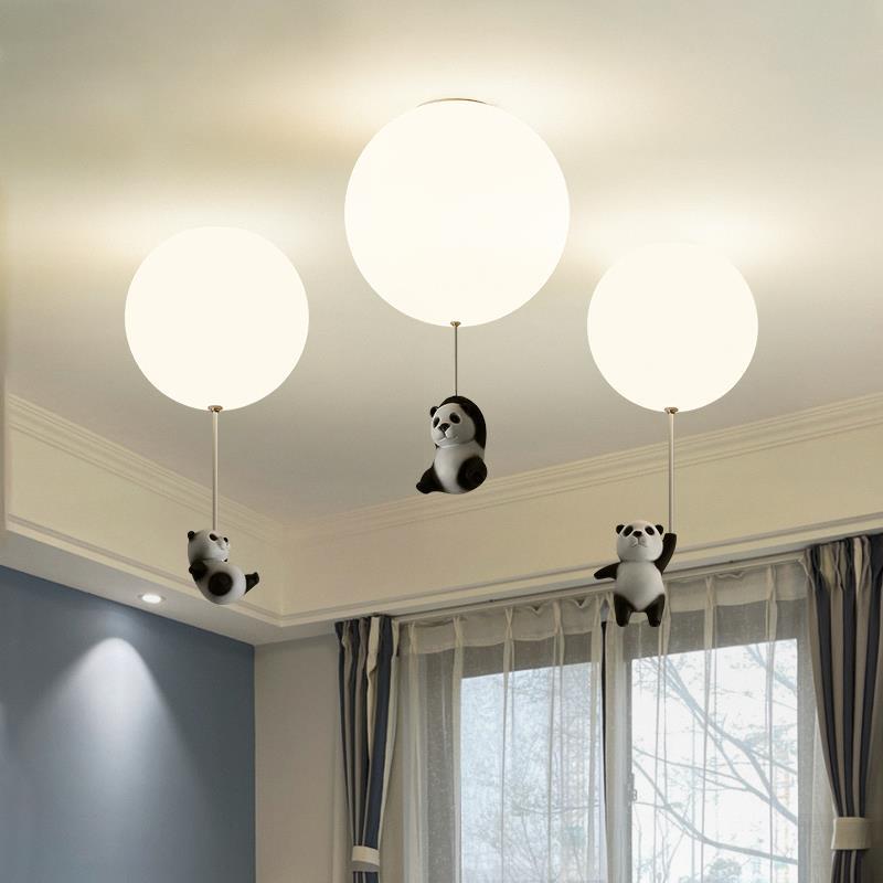 Plafonnier pour enfant LED avec ballon et panda Otto - vue 6 sur 13