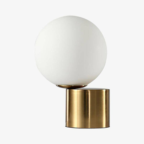Lampe de chevet doré avec boule en verre Nordic