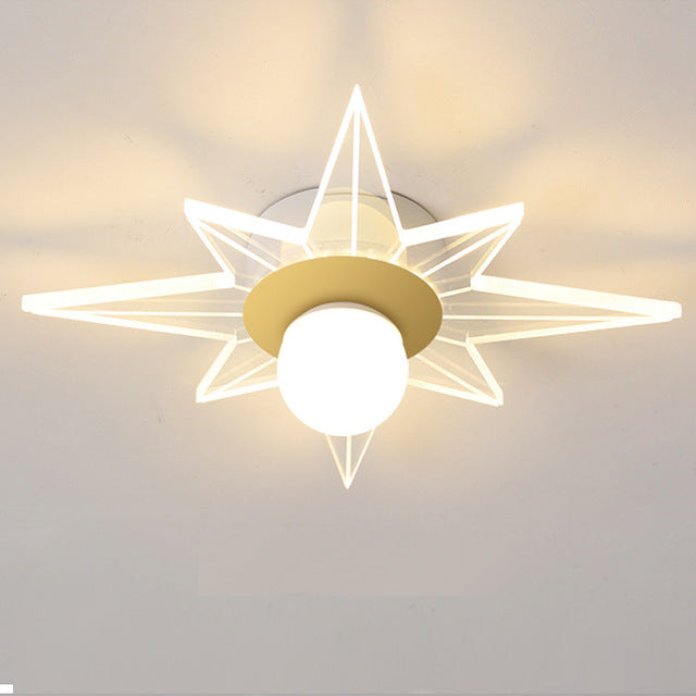 Plafonnier moderne LED en forme d'étoile Majesty