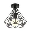 Plafonnier cage à oiseau Scandinave noir