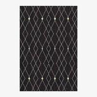 Tapis rectangle aux formes géométriques style Piquio M