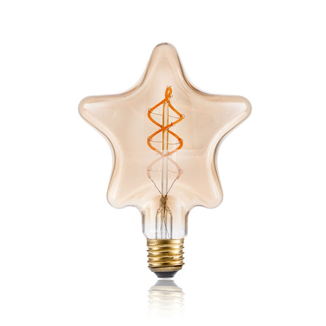 Ampoule étoile à incandescence filament spiral vintage 4W à LED Edison - vue 3 sur 3