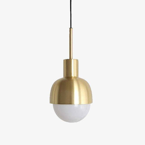 Suspension demi boule doré Nordic