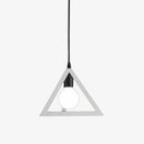 Suspension design en triangle de différentes couleurs